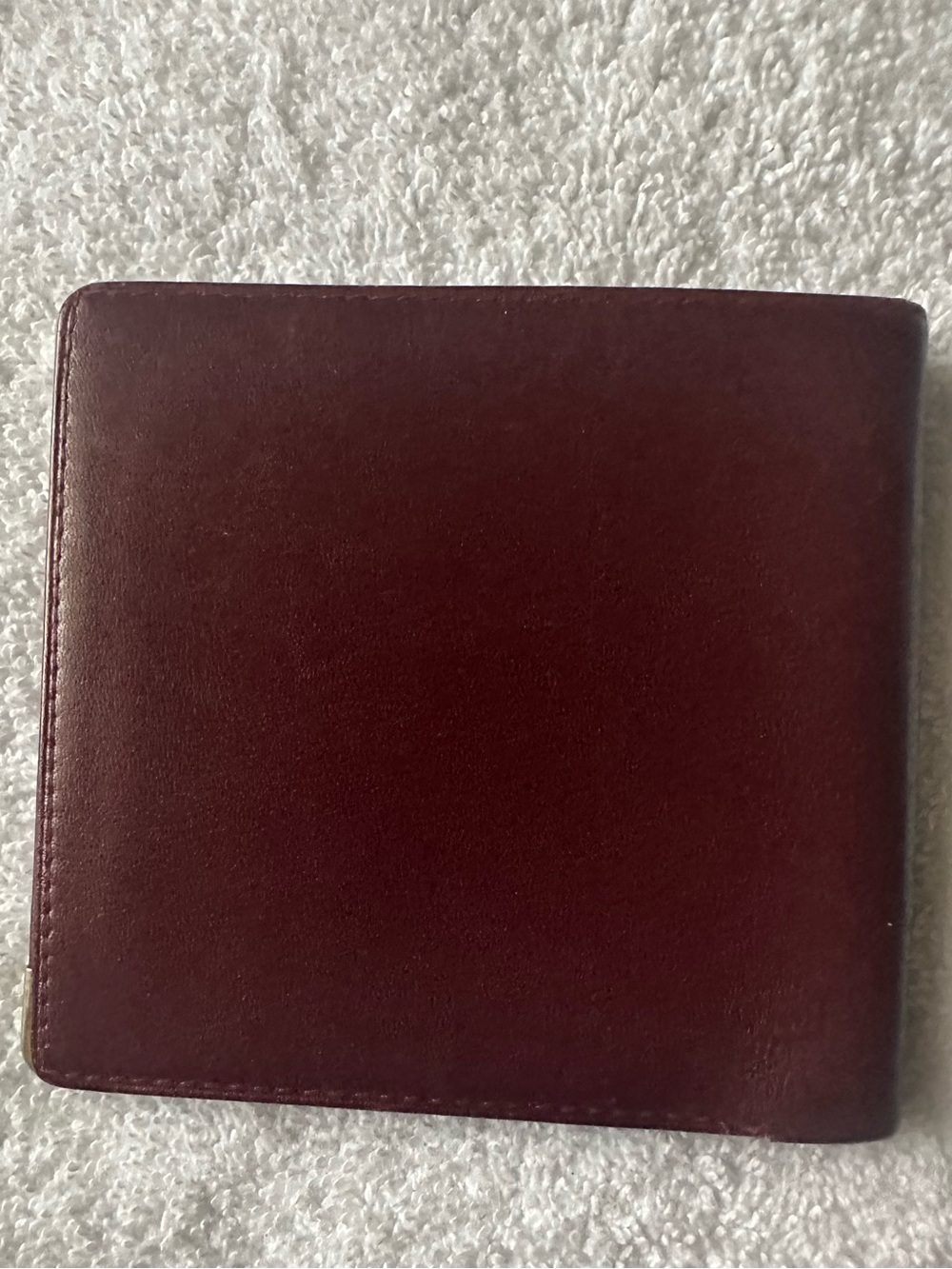 Vintage Cartier Must de Cartier Burgundy Leather Bi-fold Wallet Full Set - Picture 5 of 10